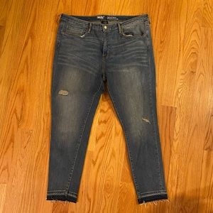 Mossimo High Rise Distressed Skinny Jean